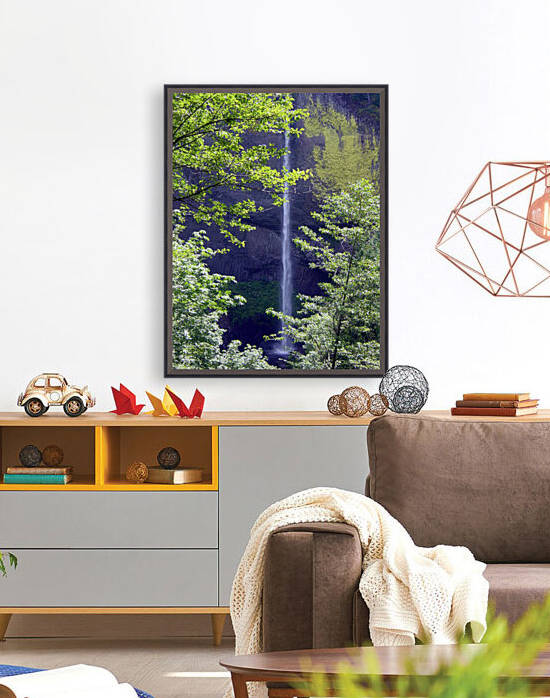 Secret Falls - Waterfall Pacific Northwest USA  by 360 Studios