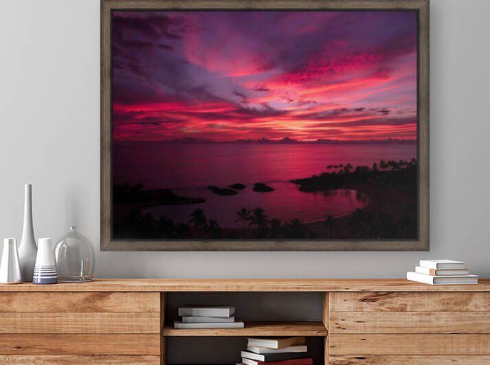 Bliss One - Pink and Purple Kissed Skies Over Hawaii by 360 Studios