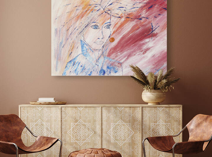 Flying Lady. by Martine Harris