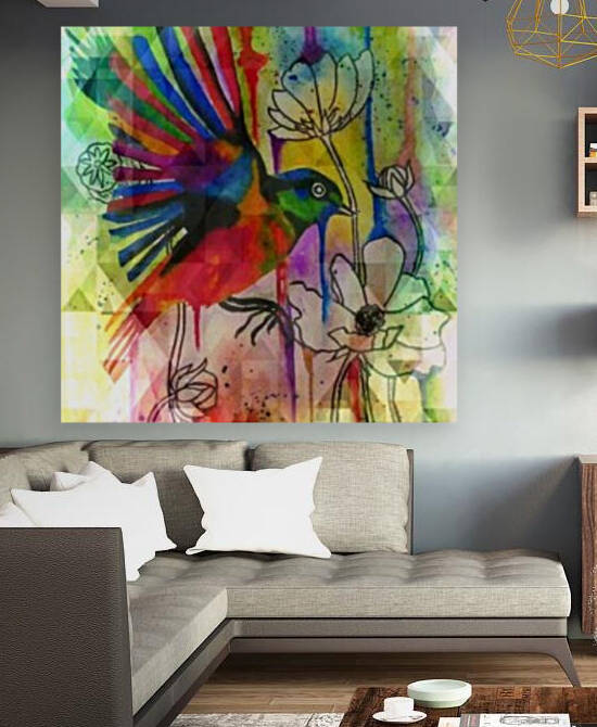 bird abstract 2 by Edward Johnson