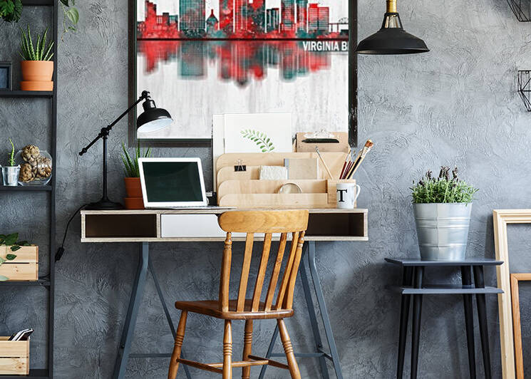 Virginia Beach Virginia Skyline by Towseef Dar