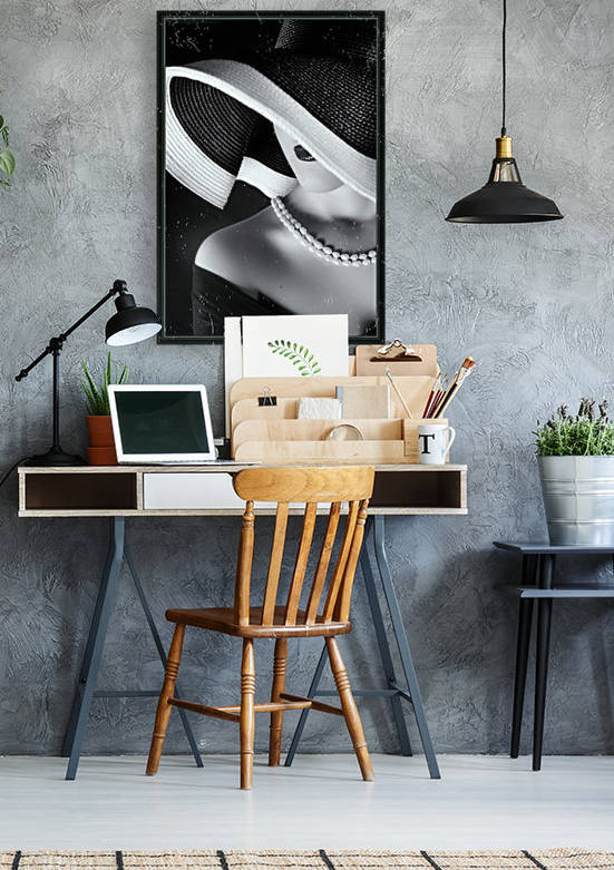 La femme au chapeau by 1x