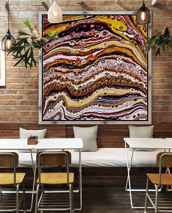 canvas 9 P by Edith Weiner