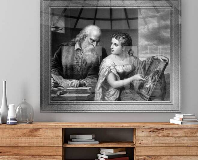 Philosophy and Christian Art by Engraver W. Ridgway Classical Art Old Masters Reproduction by xzendor7