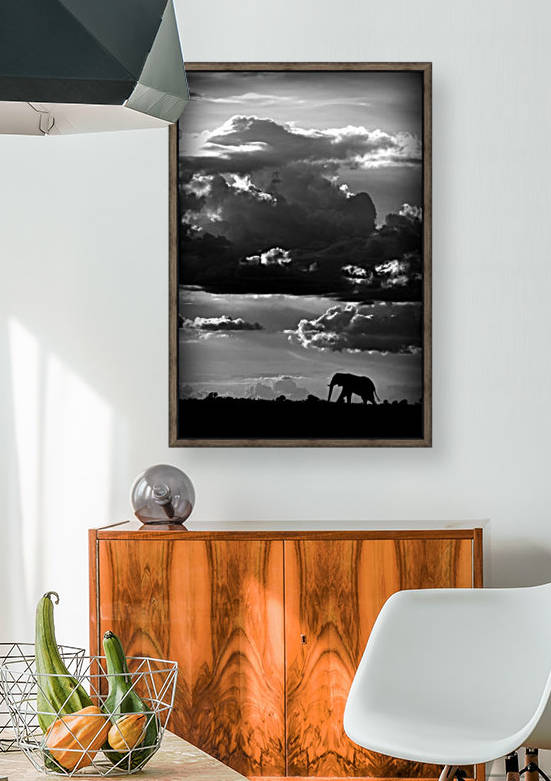 He walks under an African Sky by WildPhotoArt   by 1x