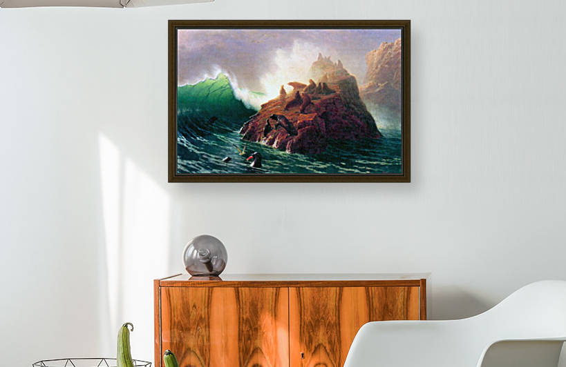 Seal Rock California by Bierstadt