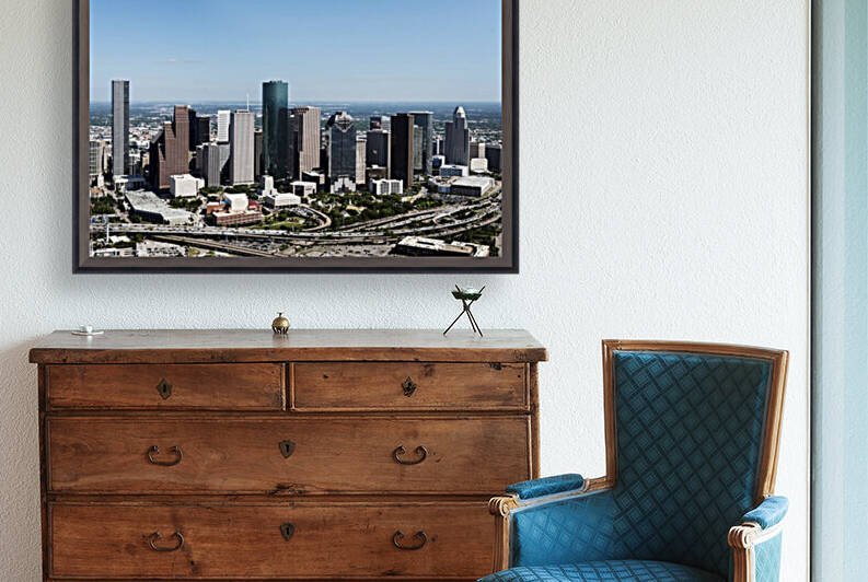 Skyline of Houston  Texas in 2014 by Tony Tudor