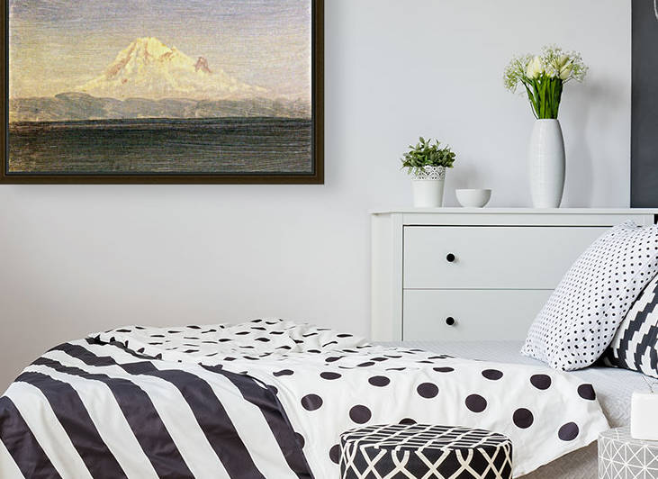 Snowy Mountains in the Pacific Northwest by Bierstadt