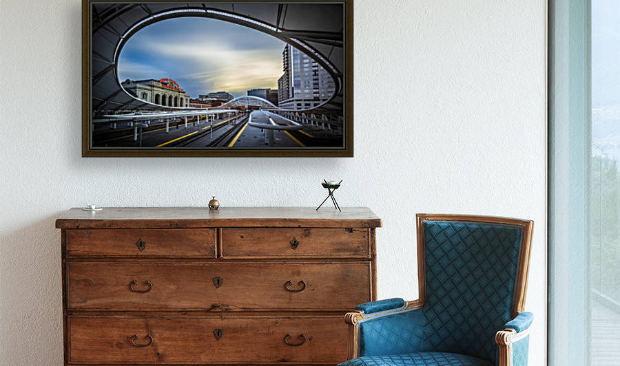 Union Station Denver - Slow Sunset by Jan Abadschieff  by 1x