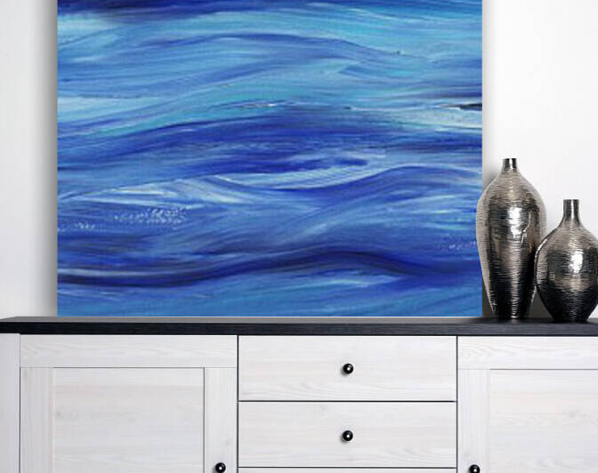 Sea Ocean Waves Coastal Beach House Nautical Decor III by Irina Sztukowski