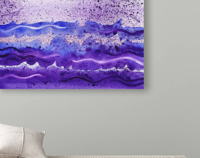 Sea Ocean Waves Coastal Beach House Nautical Decor XI by Irina Sztukowski