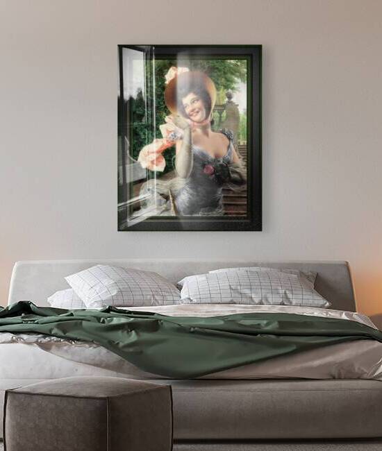 Portrait of a Lady by Gaetano Bellei Vintage Xzendor7 Old Masters Reproductions by xzendor7