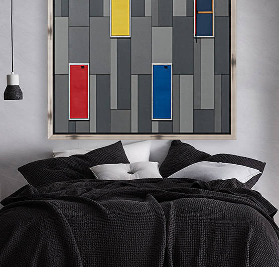 Three Colors and a Window by Jef Van den by 1x