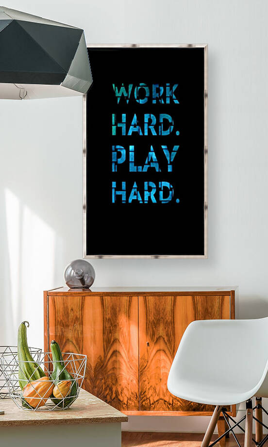 Motivational office canvas by Alex Pell