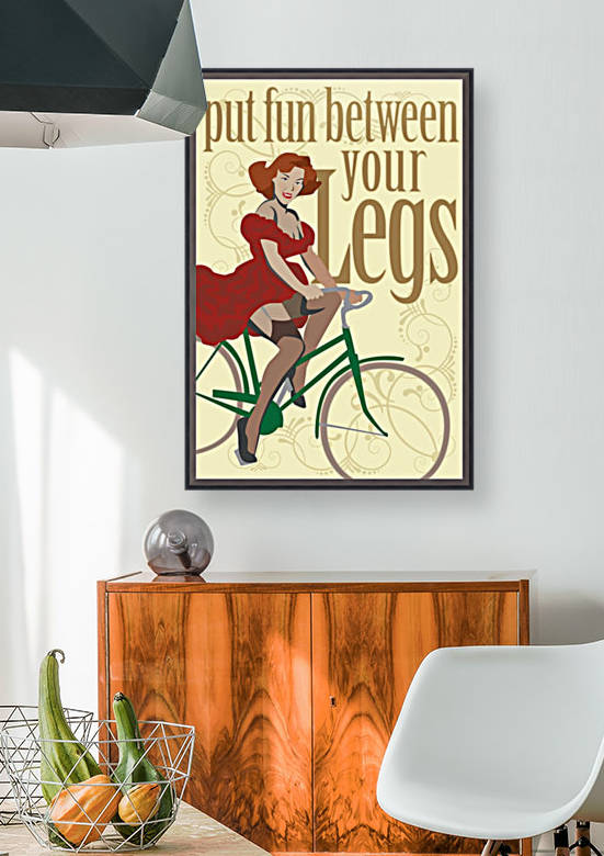 Put fun between your legs by VINTAGE POSTER