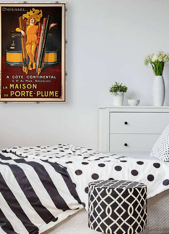 La Maison du Porte Plume by VINTAGE POSTER