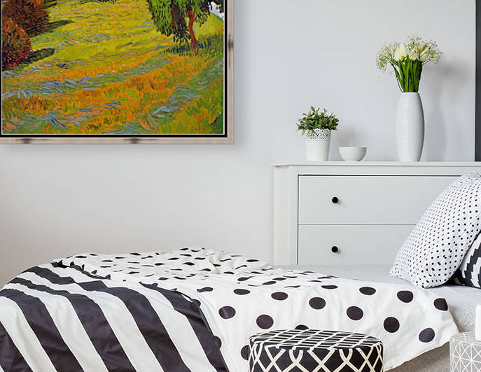 Sunny Lawn by Van Gogh