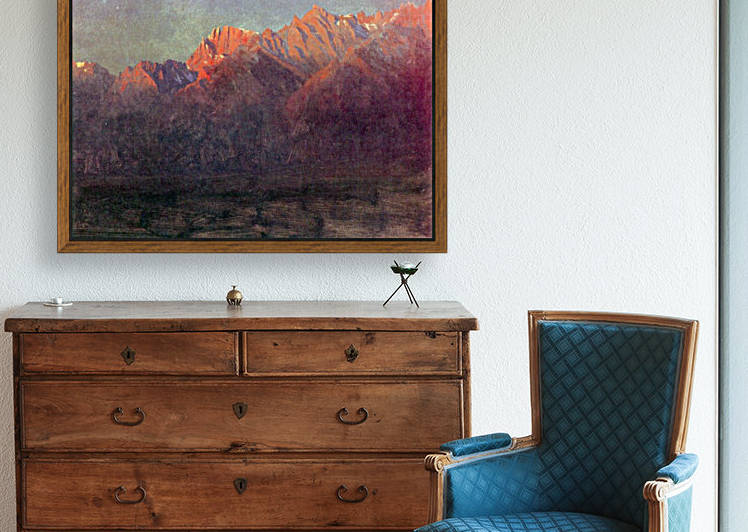 Sunrise in the Sierras by Bierstadt