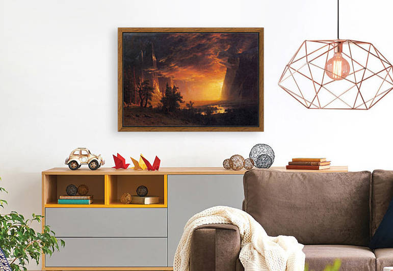 Sunrise in Yosemite Valley by Bierstadt