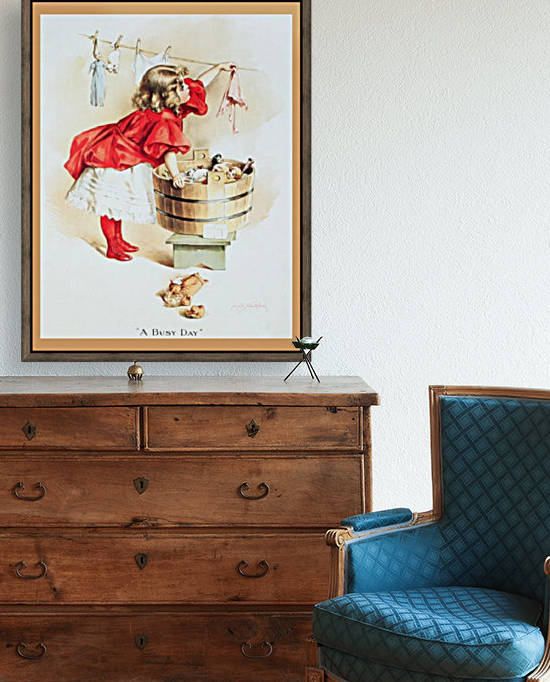 A Busy Day by VINTAGE POSTER