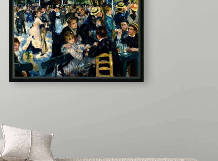 Pierre Auguste Renoir: Dance at Le moulin de la Galette - HD 300ppi  by Stock Photography