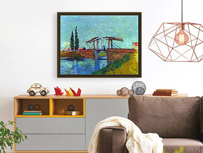 The Anglois Bridge at Arles (The drawbridge) by Van Gogh