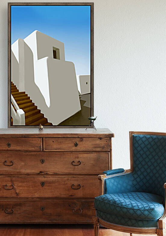 A Greek Reverie - Santorini Greece by Cosmic Soup