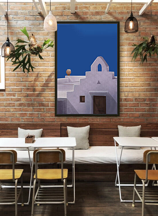 A Play of Shapes - Santorini - Greece by Cosmic Soup