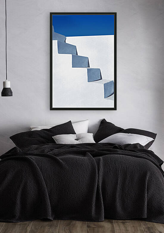 Whitewashed Steps - Santorini  Greece by Cosmic Soup