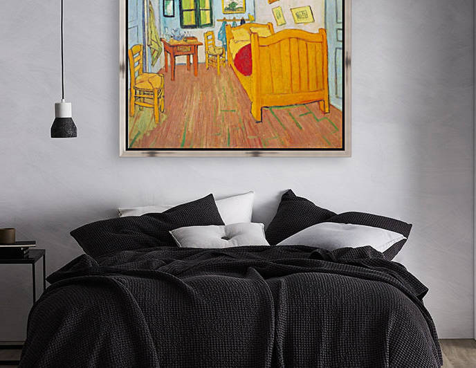 The bedroom in Arles. Saint Remy by Van Gogh