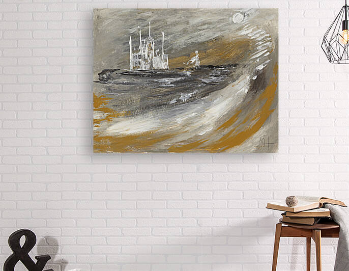 Catching the moon... by Martine Harris