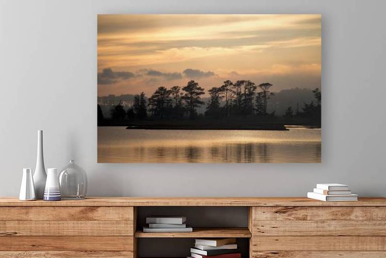 Misty Island of Assawoman Bay by Bill Swartwout Photography