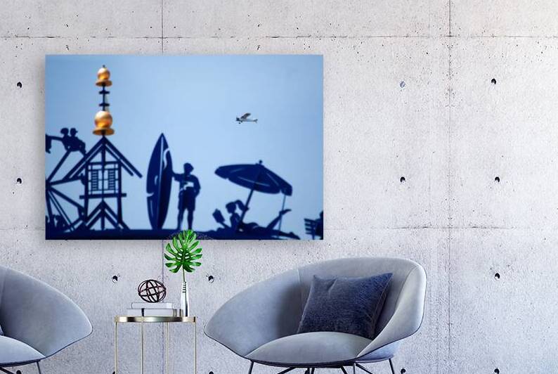 Ocean City Boardwalk Arch Up Close Abstract by Bill Swartwout Photography