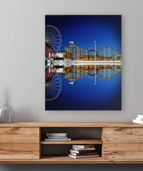 Ocean City Amusement Pier Reflections by Bill Swartwout Photography