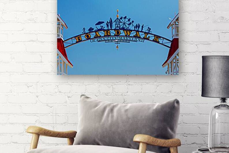 Ocean City Boardwalk Arch by Bill Swartwout Photography