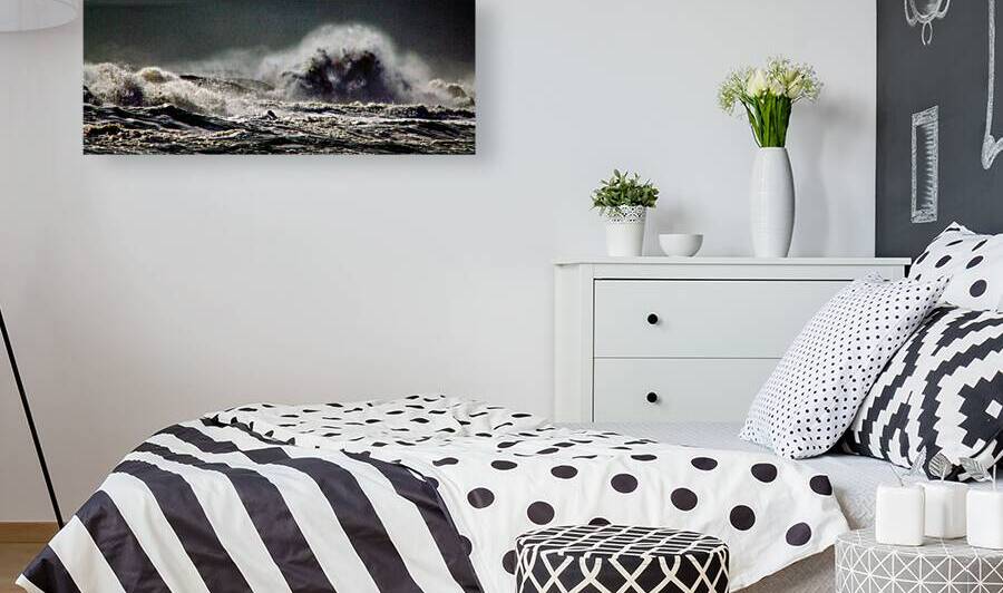 Monster of the Seas Ocean Wave Panorama by Bill Swartwout Photography