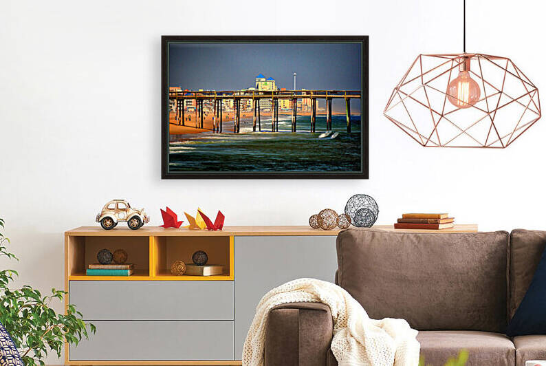 Ocean City Maryland Fishing Pier in January by Bill Swartwout Photography