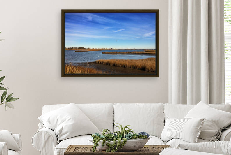 Ocean City Skyline from Assawoman Bay by Bill Swartwout Photography