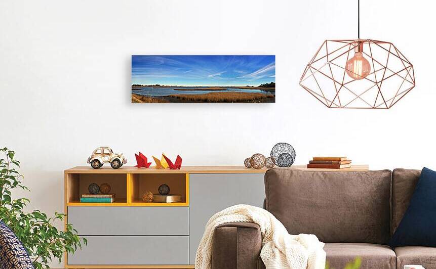 Ocean City Skyline Panorama from Assawoman Bay by Bill Swartwout Photography