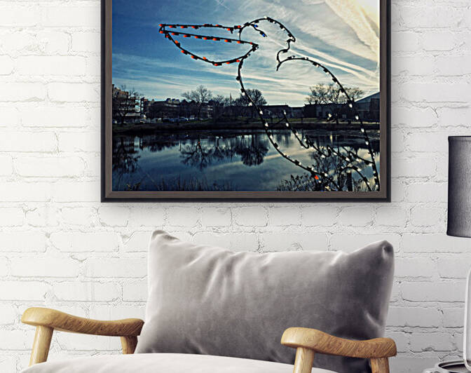 Ocean City Winterfest of Lights Pelican by Bill Swartwout Photography