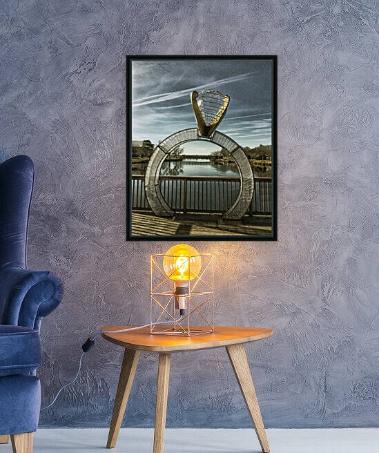 Will You Marry Me in Ocean City in Gold Tone by Bill Swartwout Photography