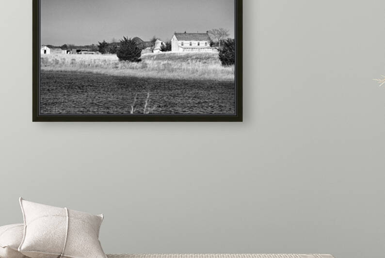 Abandoned West Fenwick Farm in Black and White by Bill Swartwout Photography