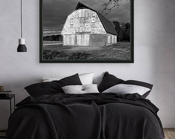 Old Barn in Sussex County in Black and White by Bill Swartwout Photography