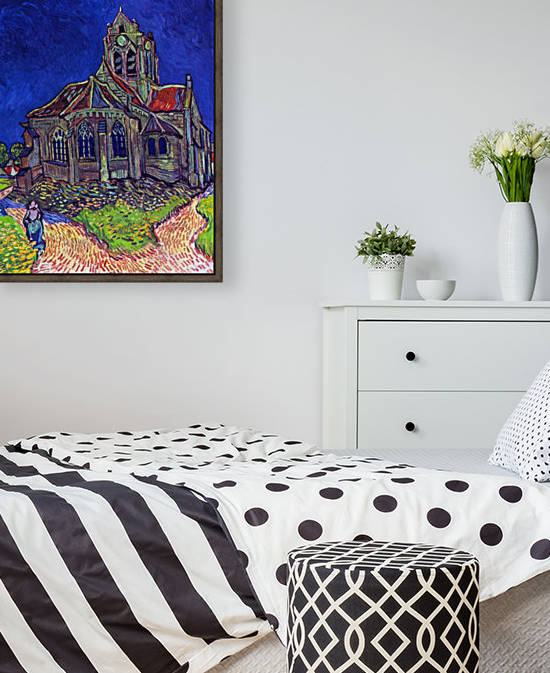 The Church of Auvers by Van Gogh