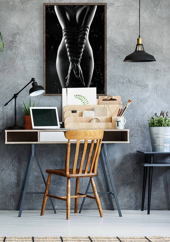 Nude Woman bondage 2 by Johan Swanepoel