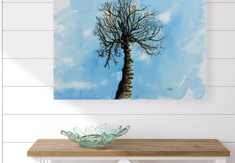 Old Man Birch Painting by Stephen Emms