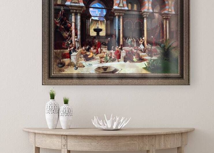 Haremsleben by Franz Xaver Simm Classical Art Old Masters Reproduction by xzendor7