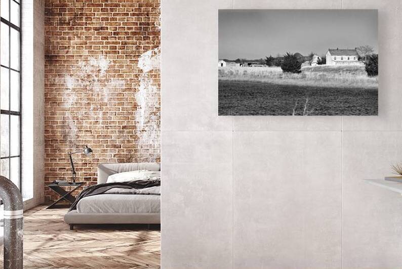 Fenwick Farm RT 54 Black and White by Bill Swartwout Photography