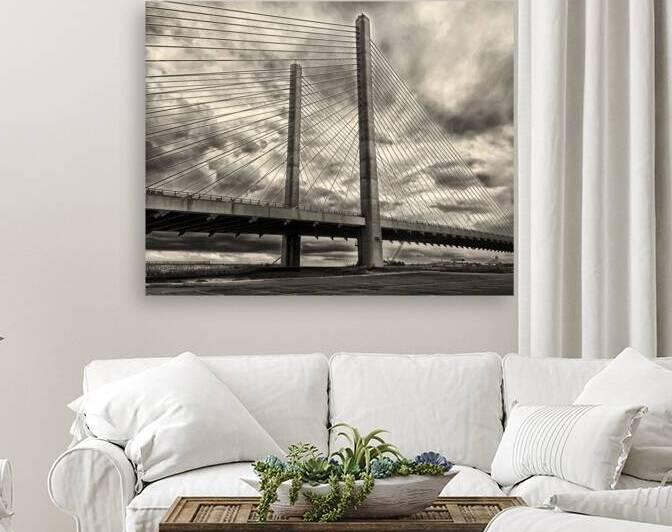 Dramatic Sky over the Indian River Bridge by Bill Swartwout Photography