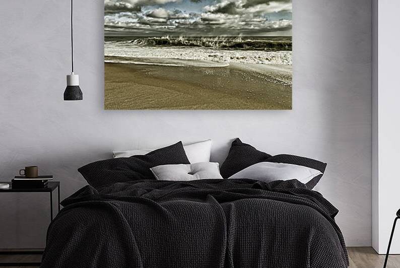 Atlantic Waves at Fenwick Island Goldtone by Bill Swartwout Photography